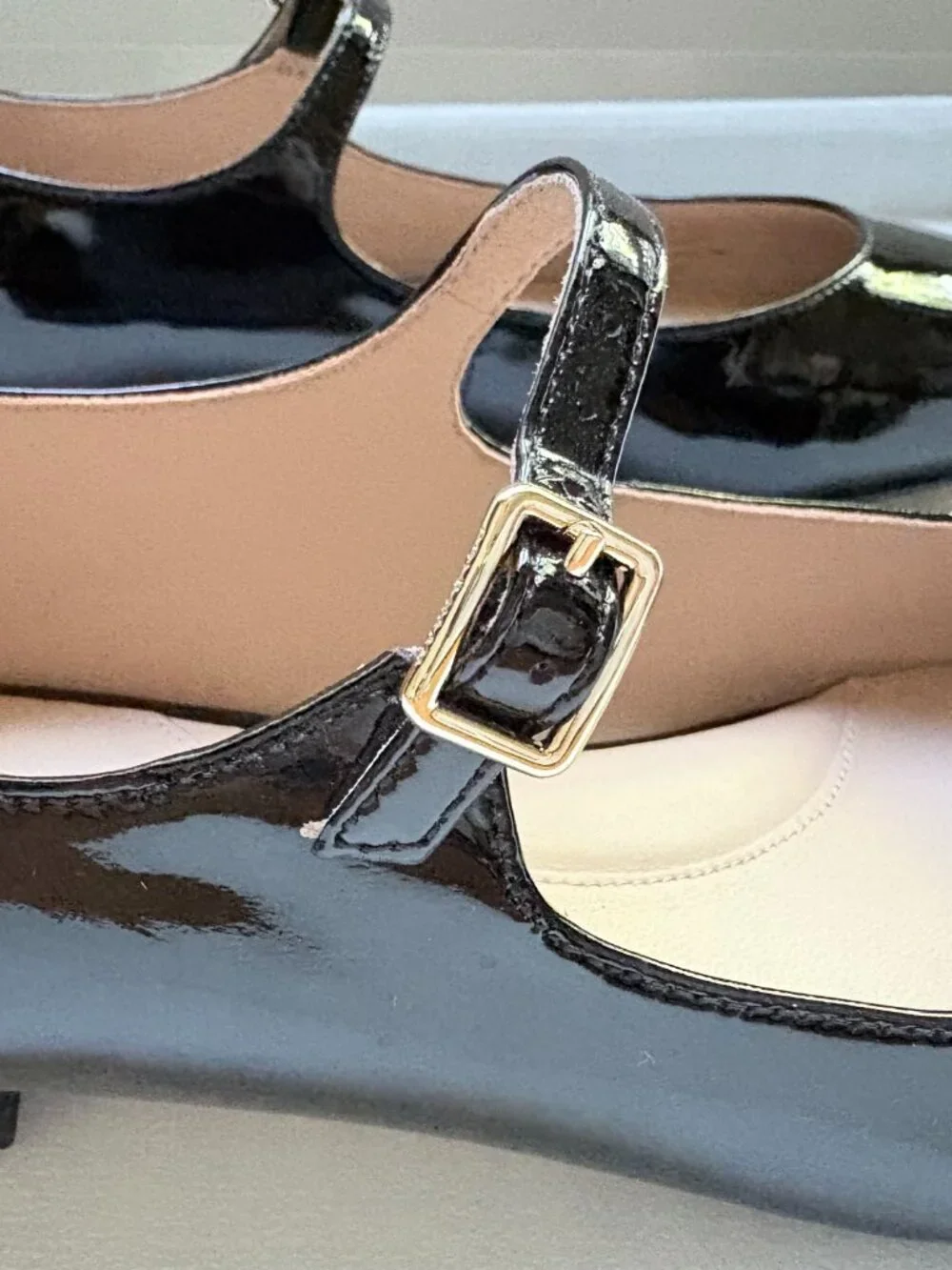 Cole Haan Grand.360 Black Patent Leather Mary Jane Ballet Flats 5.5B